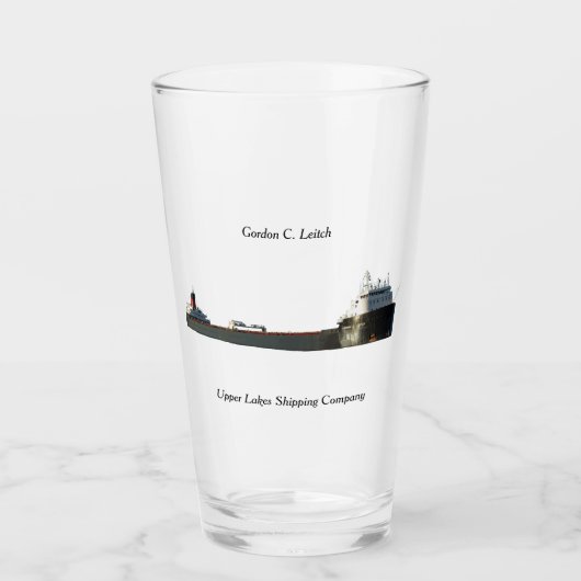 Gordon C. Leitch glass Glas (Voorkant)