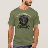 Gordon Clan Badge gepersonaliseerd T-shirt (Voorkant)