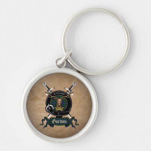 Gordon Clan Badge Key Rings Sleutelhanger (Voorkant)
