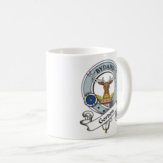 Gordon Clan Badge Koffiemok (Voorkant rechts)