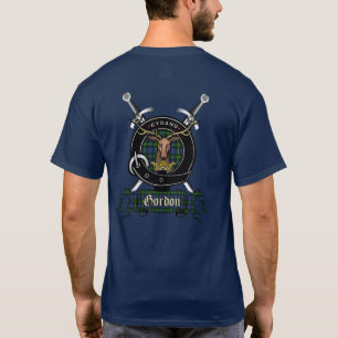 Gordon Clan Badge T-shirt voor volwassenen