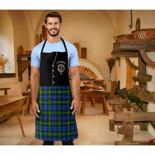 Gordon Clan Badge & Tartan Kilt Schort