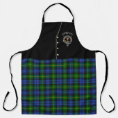 Gordon Clan Badge & Tartan Kilt Schort (Voorkant)