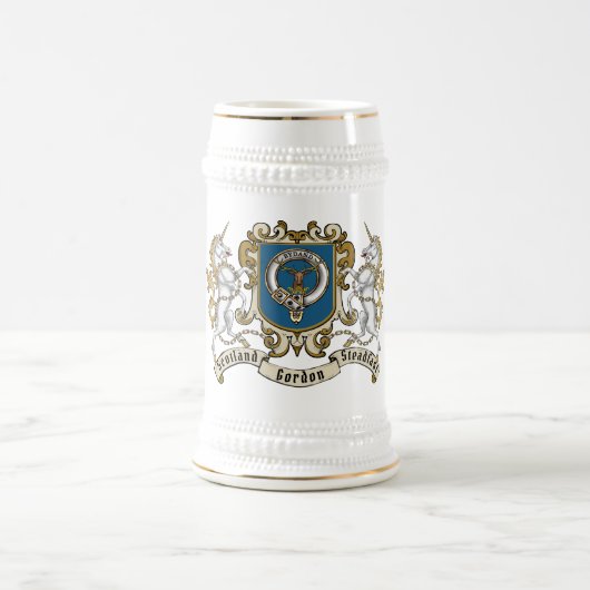 Gordon Clan Badge & Unicorn Bierpul (Center)