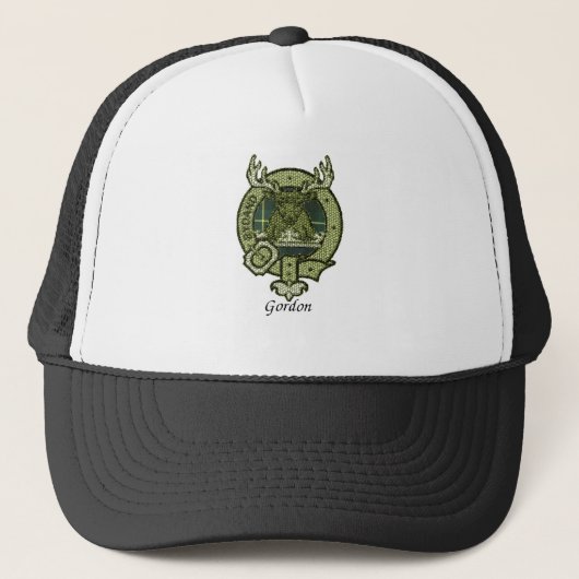 Gordon Clan Crest Trucker Pet (Voorkant)