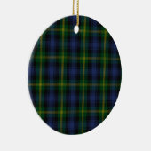 Gordon Clan Family Tartan Keramisch Ornament (Rechts)