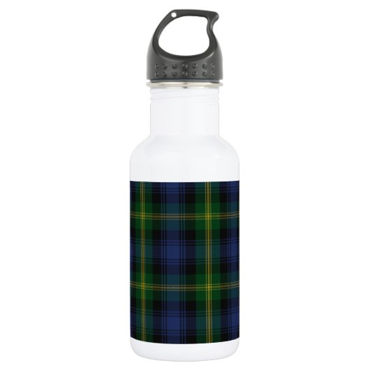 Gordon Clan Family Tartan Waterfles (Voorkant)