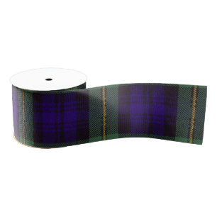 Gordon clan Pset Scottish tartan Grosgrain Lint