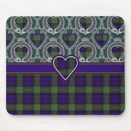 Gordon clan Pset Scottish tartan Muismat (Voorkant)