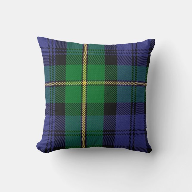 Gordon Clan Tartan Pillow Kussen (Voorkant)