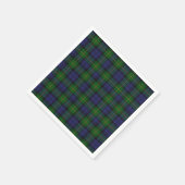 Gordon Clan Tartan Plaid Papieren servetten (Hoek)
