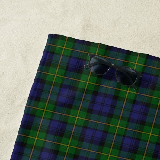 Gordon Clan Tartan Pset Beach Towel Strandlaken (In situ)