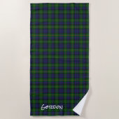 Gordon Clan Tartan Pset Beach Towel Strandlaken (Voorkant)