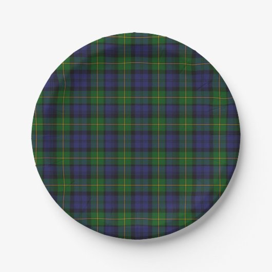 Gordon Clan Tartan Pset Paper Bord (Voorkant)