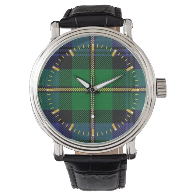 Gordon Clan Tartan Watch Horloge (Voorkant)
