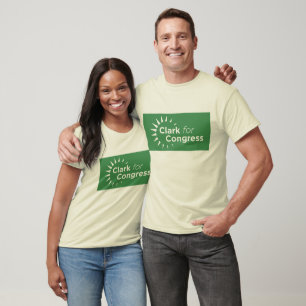 Gordon Clark voor het Congres Organic T-Shirt