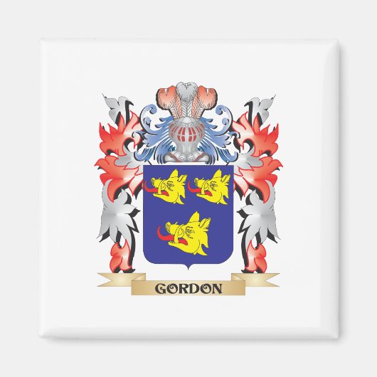 Gordon Coat of Arms - Family Crest Magneet (Voorkant)