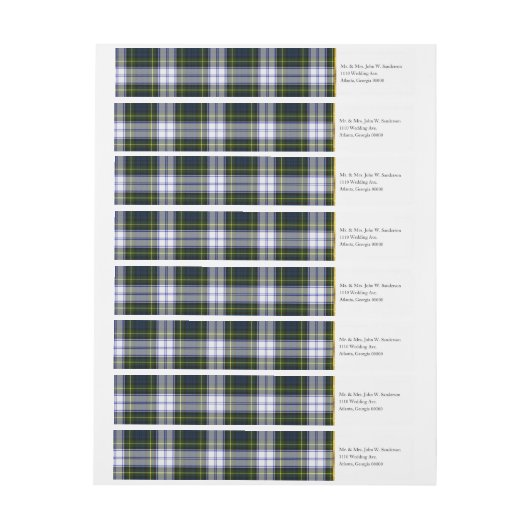 Gordon Dress Pset Wrap Adresetiketten (Vel)