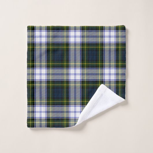 Gordon Dress Tartan Monogrammed Bath Towel Set Bad Handdoek (Wasdoekje)