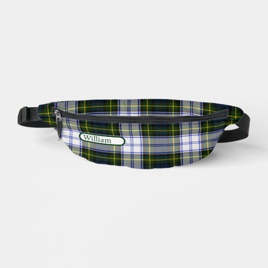Gordon Dress Tartan Plaid Gepersonaliseerd Heuptasje (Voorkant)