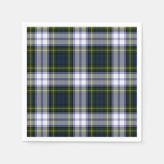 Gordon Dress Tartan Plaid Papieren servetten (Voorkant)