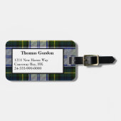 Gordon Dress Tartan Pset Bagagelabel (Voorkant horizontaal)