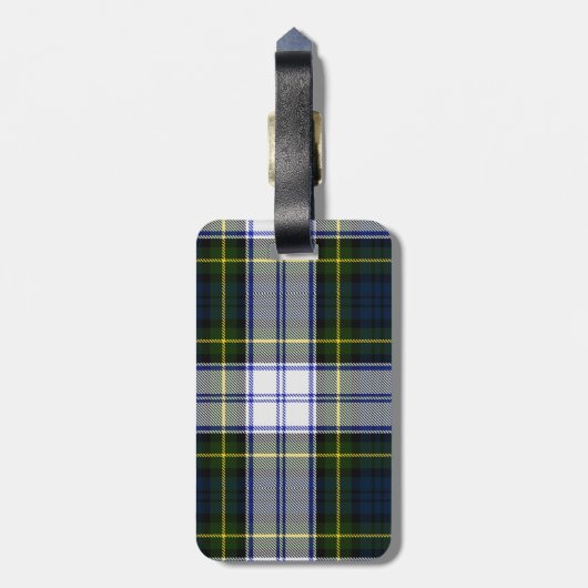 Gordon Dress Tartan Pset Bagagelabel (Achterkant verticaal)