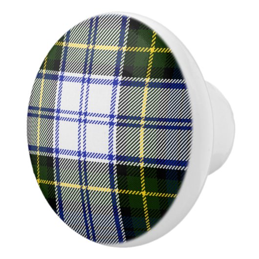 Gordon Dress Tartan Pset Drawer Pull Keramische Knop (Rechts)