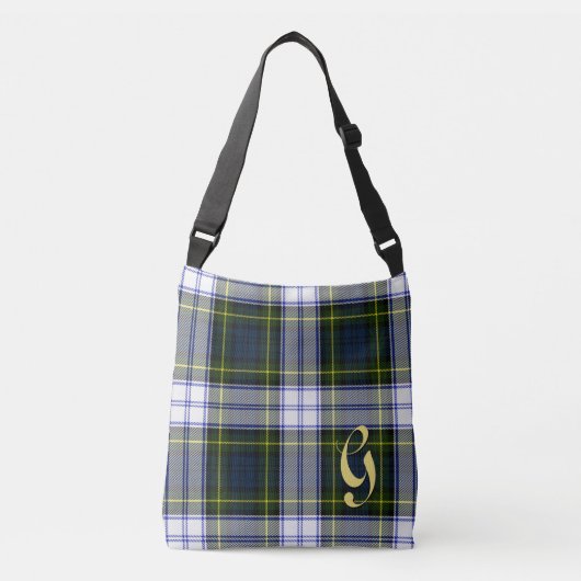 Gordon Dress Tartan Pset Monogrammed Body Bag Crossbody Tas (Voorkant)
