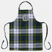 Gordon Dress Tartan Pset Monogrammed Schort (Voorkant)