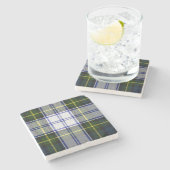 Gordon Dress Tartan Pset Stone Onderzetter (Zijkant)