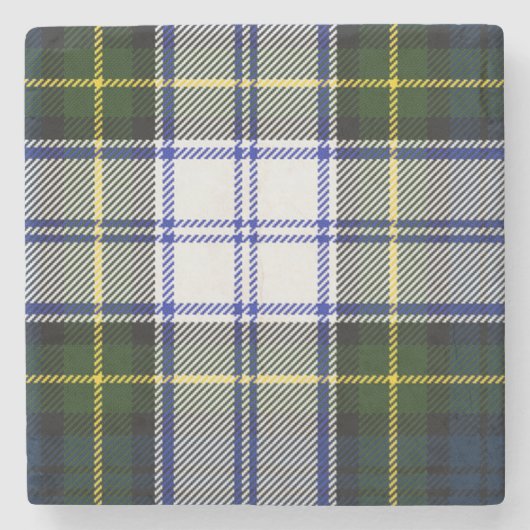 Gordon Dress Tartan Pset Stone Onderzetter (Voorkant)