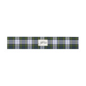 Gordon Dress Tartan Wedding Belly Band Uitnodigingen Wikkel (Vlak)