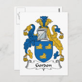 Gordon Family Crest Briefkaart (Voorkant / Achterkant)