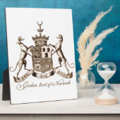 GORDON FAMILY CREST FOTOPLAAT (Zijkant)