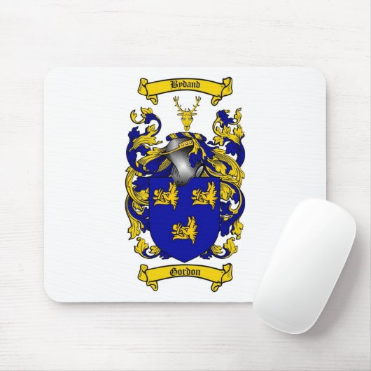 GORDON FAMILY CREST - GORDON COAT OF ARMS MUISMAT (Met muis)