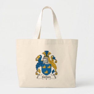 Gordon Family Crest Grote Tote Bag