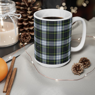Gordon Green White Tartan Schotse Plaid Koffiemok