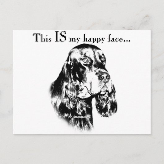 Gordon Happy Face Briefkaart (Voorkant)