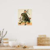 Gordon Highlanders - Piper Poster (Keuken)