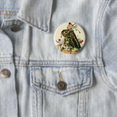 Gordon Highlanders - Piper Ronde Button 5,7 Cm (In situ)