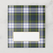 Gordon jurk bruiloft gevouwen plaats kaart plaatskaartje (Buitenkant ongevouwen)