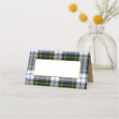 Gordon jurk bruiloft gevouwen plaats kaart plaatskaartje (Voorkant)