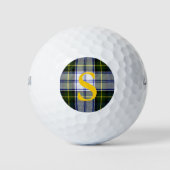 Gordon Jurk Geplaatst Custom Monogram Golf Balls Golfballen (Voorkant)