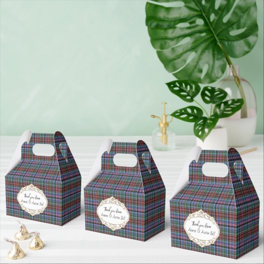 Gordon kleding oude Schotse tartan Bedankdoosjes (Meervoudige)
