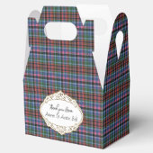 Gordon kleding oude Schotse tartan Bedankdoosjes (Geopend)