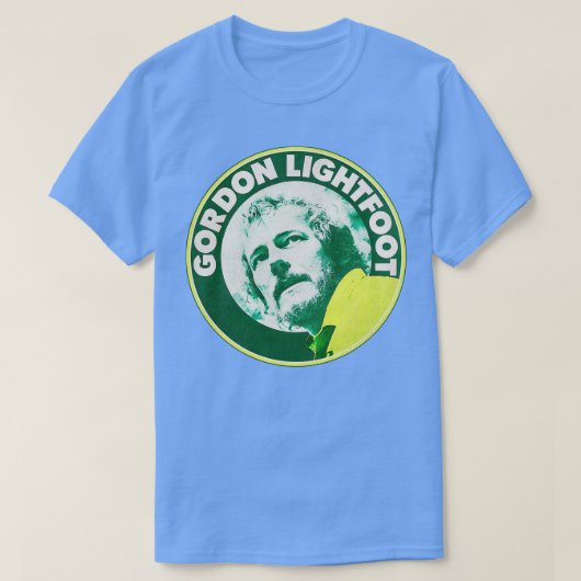 Gordon Lightfoot  jaren 70 Tour Style T-shirt (Design voorkant)