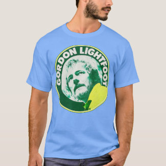 Gordon Lightfoot  jaren 70 Tour Style T-shirt