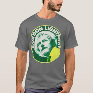 Gordon Lightfoot  jaren 70 Tour Style T-shirt
