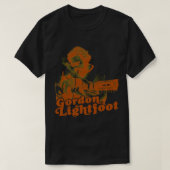 Gordon Lightfoot )( Retro Folk Rock Icon Classic T-shirt (Design voorkant)